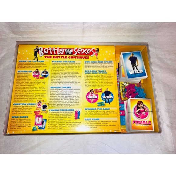 Battle of the Sexes The Battle Continues ADULT Board Game - Picture 4 of 7